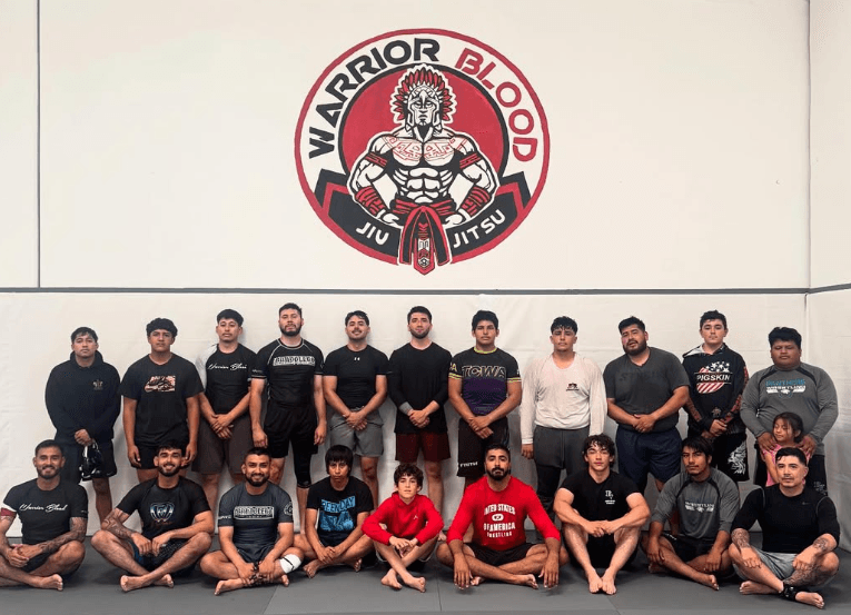 Wrestling program group photo